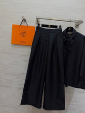 HERMES 26S SHIRT AND WIDE LEG PANTS SET 590