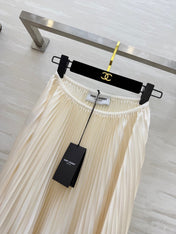 YSL 26S PLEATED MIDI SKIRT 270