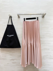 YSL 26S PLEATED MIDI SKIRT 269