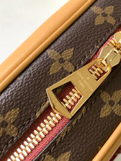 DEAUVILLIE MINI 22 MONOGRAM CANVAS BROWN