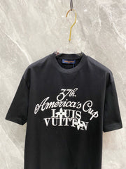 LV BLACK MONOGRAM COTTON T-SHIRT 239486
