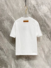 LV WHITE MONOGRAM COTTON T-SHIRT 239487
