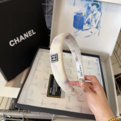 WHITE FABRIC HAIRBAND 418914