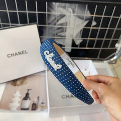 NAVY BLUE FABRIC HAIRBAND 423659