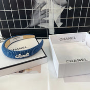 NAVY BLUE FABRIC HAIRBAND 423659