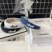 NAVY BLUE FABRIC HAIRBAND 423659