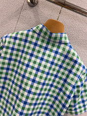 MIUMIU PLAID SHIRT 268890