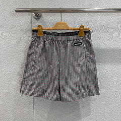 MIUMIU PLAID SHORTS 268898