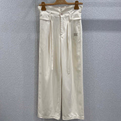 MIUMIU DRAWSTRING TROUSERS STYLE 6