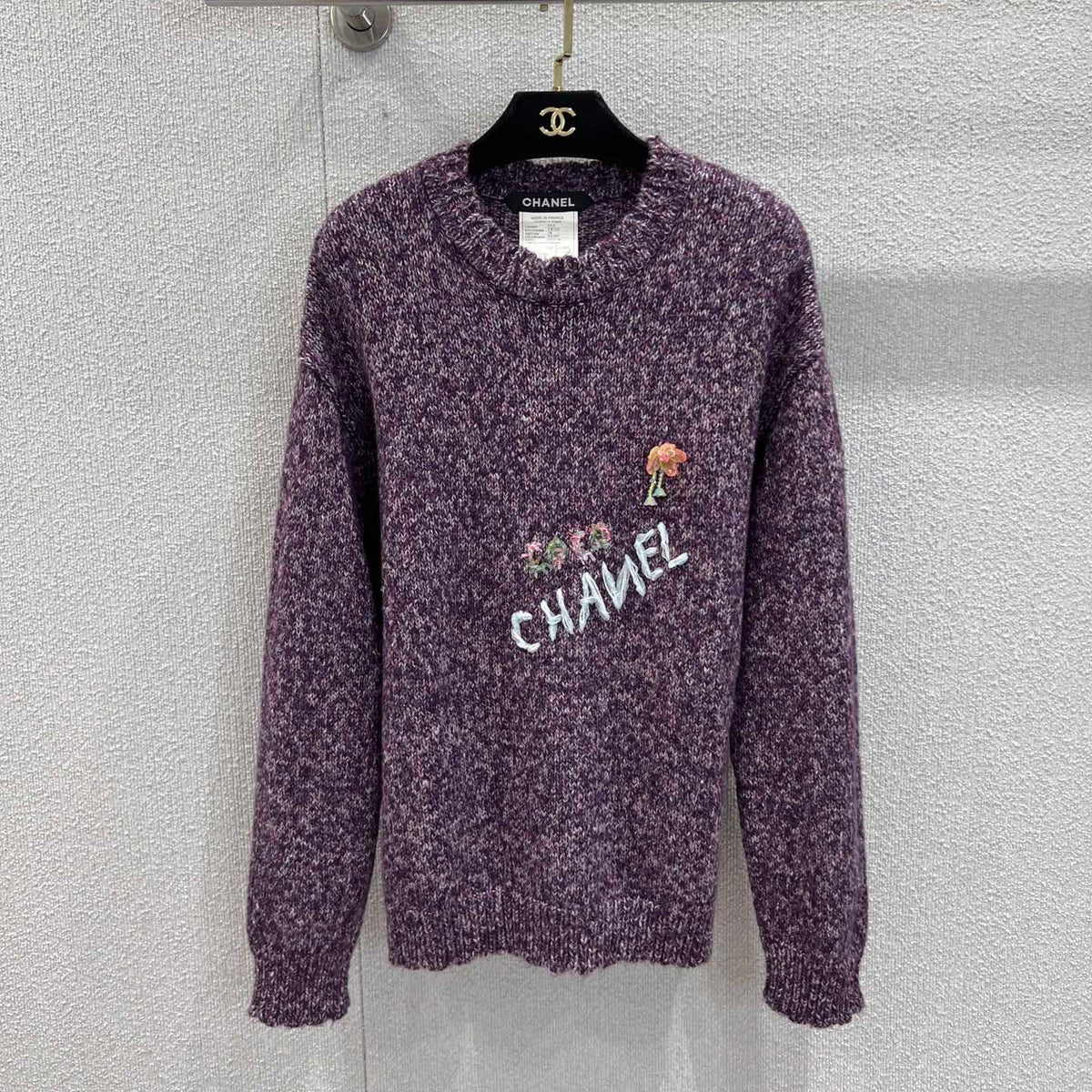 CHANEL 25S KNITTED CASHMERE SWEATER 232683