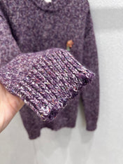 CHANEL 25S KNITTED CASHMERE SWEATER 232683