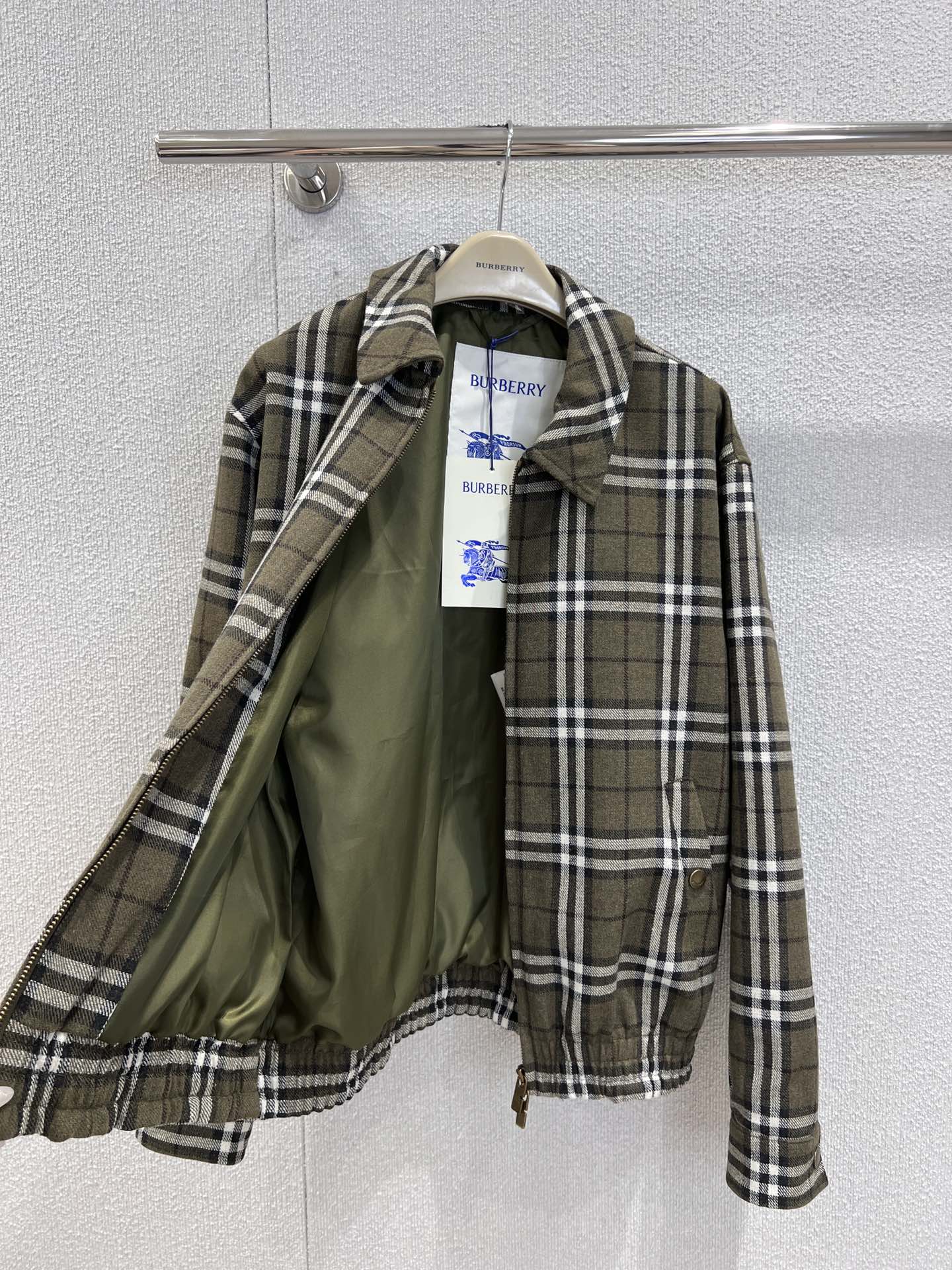 BURBERRY 25S PLAID JACKET 0017