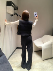 CHANEL 25S KNIT BLAZER AND DRAWSTRING PANTS SET 387