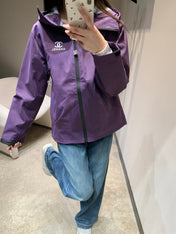 CHANEL 25S HOODED SPORTS JACKET 446