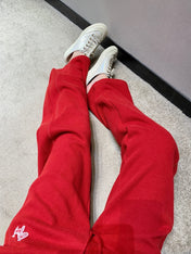 HERMES 25S FLEECE-LINED WIDE-LEG PANTS 441