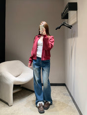 HERMES 25S SUEDE JACKET 385