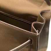 KELLY 32CM IN ETOUPE EPSOM CALFSKIN GOLD HARDWARE