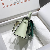 KELLY DOLL 18 IN LIGHT GREEN CALFSKIN