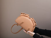 CHANEL 25S BACKPACK 21 CM IN LIGHT BROWN LAMBSKIN