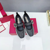 VIV' RUN BABIES SNEAKERS IN BLACK LUREX