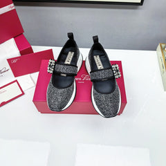 VIV' RUN BABIES SNEAKERS IN BLACK LUREX