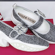 VIV' RUN BABIES SNEAKERS IN SILVER LUREX