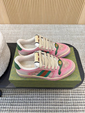 GUCCI 26S SNEAKERS IN PINK GRADIENT CANVAS
