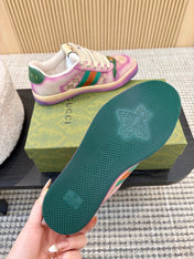GUCCI 26S SNEAKERS IN PURPLE GRADIENT CANVAS