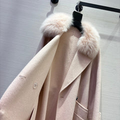 MAX MARA 25S DOUBLE-FACED CASHMERE COAT 056