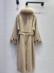 MAX MARA 25S DOUBLE-FACED CASHMERE COAT 055