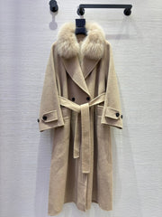 MAX MARA 25S DOUBLE-FACED CASHMERE COAT 055
