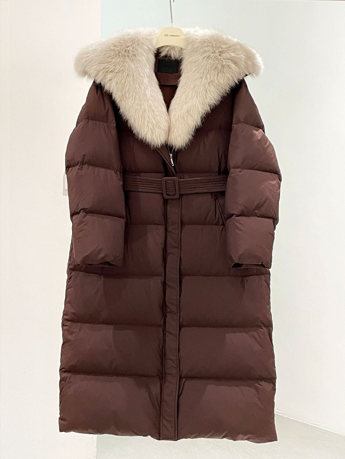 MAX MARA 25S FOX FUR COLLAR DOWN JACKET 178