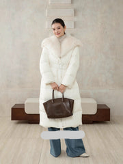 MAX MARA 25S FOX FUR COLLAR DOWN JACKET 179