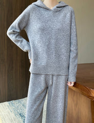 MAX MARA 25S HOODED KNIT SET 137
