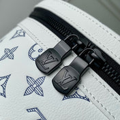 DISCOVERY PM BACKPACK 38 IN WHITE MONOGRAM LAMBSKIN