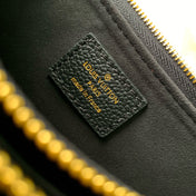 LIV POCHETTE BAG 24 IN BLACK MONOGRAM EMPREINTE LEATHER