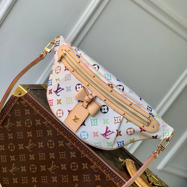 HIGH RISE 38 IN MULTICOLOR MONOGRAM CANVAS