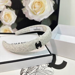 WHITE TWEED HAIRBAND 124640