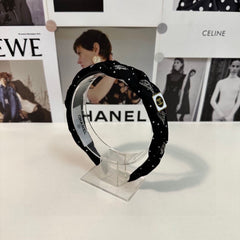 HAIRBAND CC LOGO BLACK FOR WOMEN 151340