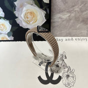 HAIRBAND IN DESERT BROWN KNITTED WOOL 381466