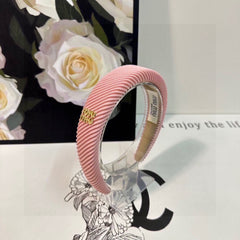 THICK HEADBAND IN PINK CORDUROY 412478