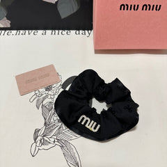 HAIR TIE IN BLACK SPANDEX FABRIC 432827