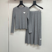 PRADA TOP AND SKIRT SET STYLE 46
