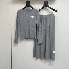 PRADA TOP AND SKIRT SET STYLE 46