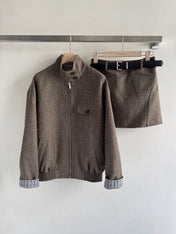 MIUMIU JACKET AND SKIRT SET STYLE 864