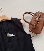 MIUMIU 26S SET VEST AND PLEATED SKIRT 867
