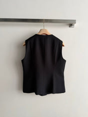 MIUMIU 26S SET VEST AND PLEATED SKIRT 867