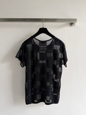 CHANEL 26S PLAID SHORT-SLEEVE SHIRT STYLE 1160
