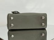 RODEO MINI BAG 22 IN KHAKI GREEN SMOOTH CALFSKIN SILVER HARDWARE