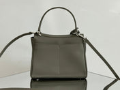 RODEO MINI BAG 22 IN KHAKI GREEN SMOOTH CALFSKIN SILVER HARDWARE